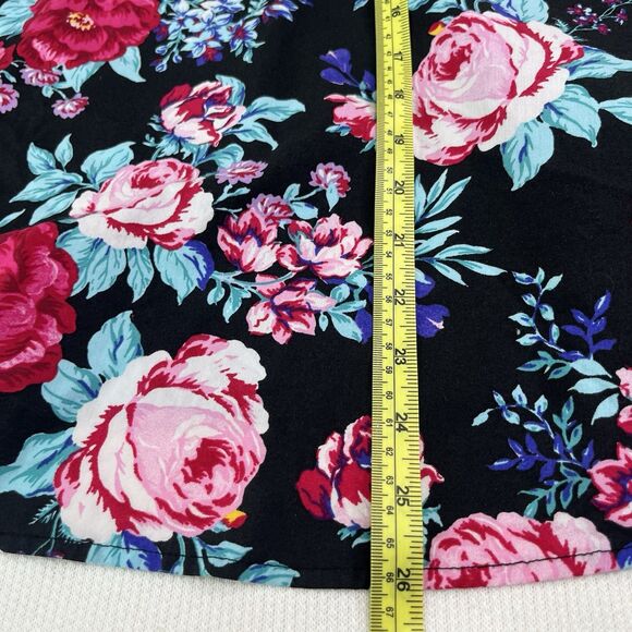 Torrid Babydoll Fabric Mix Poplin V-Neck Floral Cami Multi Women’s Plus Size 5X - Picture 8 of 12